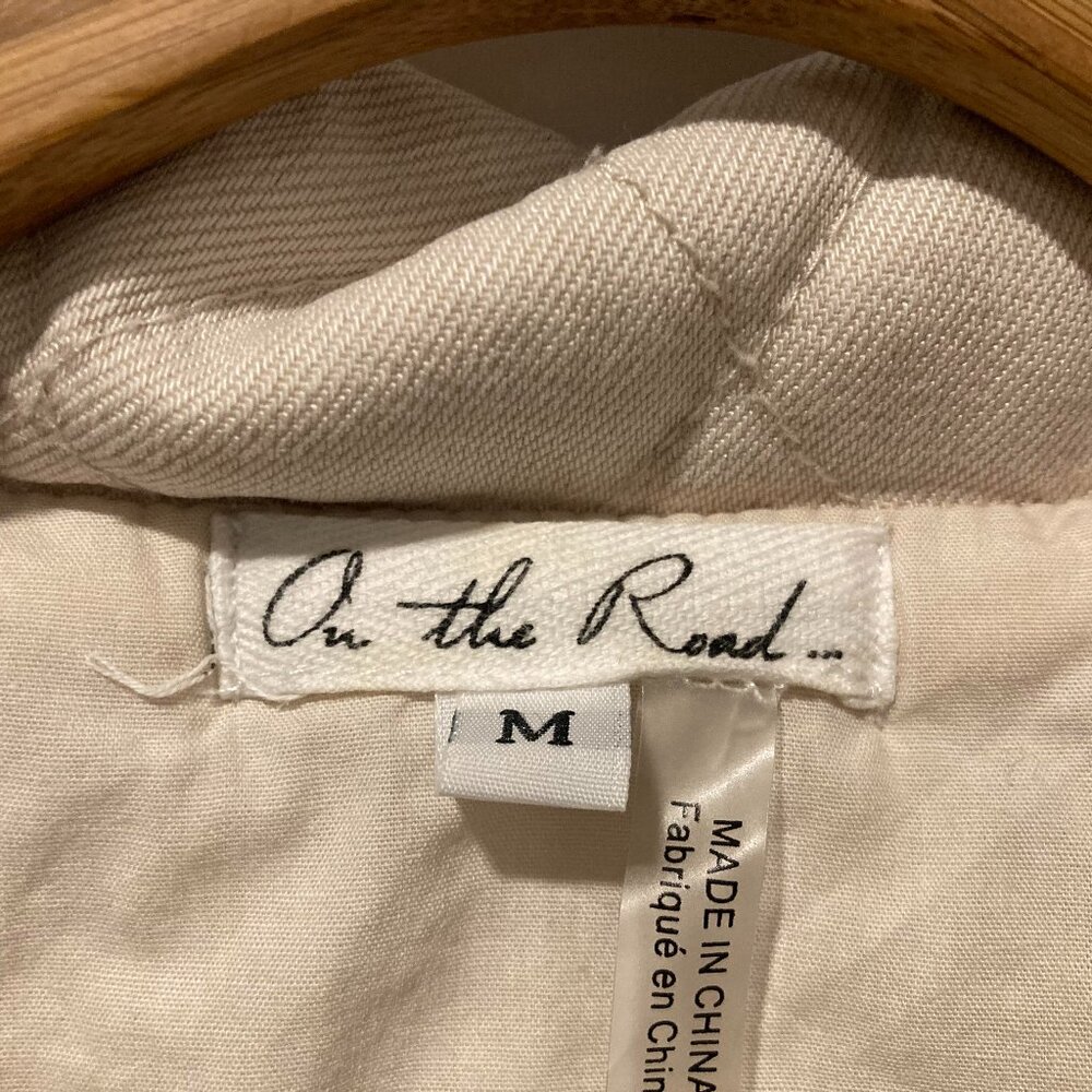 Anthropologie | Oversized Quilted Cream Jacket | Medium - Picture 8 of 14